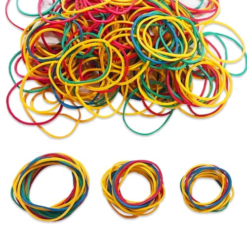 WWYSSZ Gummiringe Verschiedene Größen, 1000 Stück Bunte Gummibänder, Gummiringe Klein Mittel Groß Haushaltsgummi, Gummiringerl ⌀25mm, 38mm, 50mm, für Zuhause, Büro, Schule, Küche, Katapulte, Bankpapie WWYSSZ Gummiringe Verschiedene Größen, 1000 Stück Bunte Gummibänder, Gummiringe Klein Mittel Groß Haushaltsgummi, Gummiringerl ⌀25mm, 38mm, 50mm, für Zuhause, Büro, Schule, Küche, Katapulte, Bankpapie von WWYSSZ