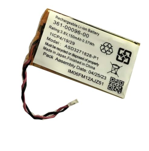 WXKJSHOP 361-00096-00 ASDB371828-P1 Ersatz Akku Kompatibel mit Fenix ​​5S Uhr Batteria 3.8V 150mAh Watch Battery von WXKJSHOP