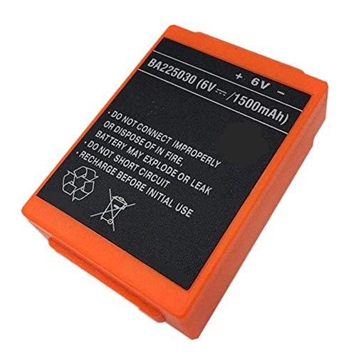 WXKJSHOP BA225030 Ersatz Akku kompatibel mit HBC FUB05AA FUB5AA FUB05XL 6V 1500mAh von WXKJSHOP