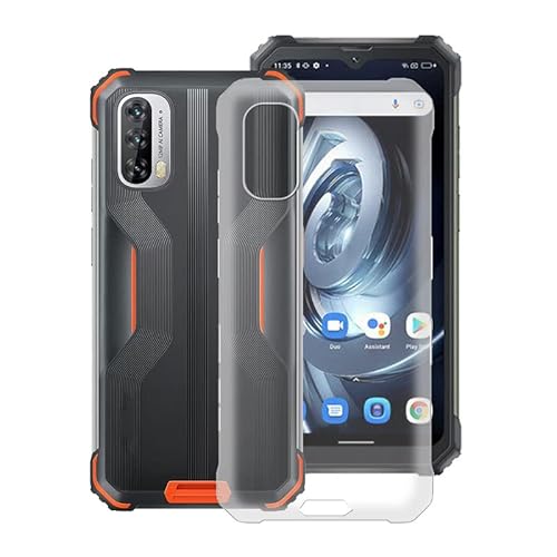 WXPPJ Hülle für Blackview BV7100 (6.58"), Transparent Anti-Vergilbung Silikon Handyhülle - Ultra Dünn Stoßfeste Kratzfeste Schutzhülle Cover Weiche TPU Bumper Case für Blackview BV7100 - Clear von WXPPJ