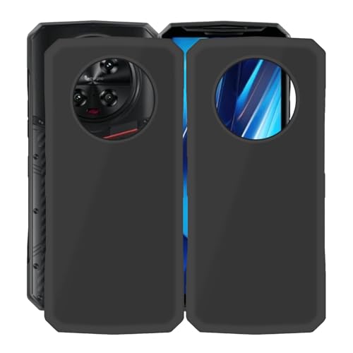 WXPPJ Hülle für Doogee DK10 (6.67"), Schwarz Weich Silikon TPU Case, Ultra Dünn Tasche Schutzhülle Stoßfest Anti-Kratzer Bumper Cover Handyhülle für Doogee DK10 - [2 Sätze] von WXPPJ
