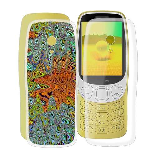 WXPPJ Hülle für Nokia 3210 2024 (2.40"), Transparent Anti-Vergilbung Silikon Handyhülle - Ultra Dünn Stoßfeste Kratzfeste Schutzhülle Cover Weiche TPU Case für Nokia 3210 2024 - [2 Stücke] von WXPPJ