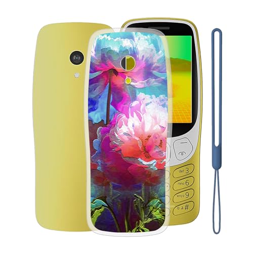 WXPPJ Hülle für Nokia 3210 2024 (2.40"), Transparent Anti-Vergilbung Silikon TPU Bumper Cover Case Handyhülle - Ultra Dünn Stoßfeste Weiche Schutzhülle für Nokia 3210 2024 - XV45 von WXPPJ