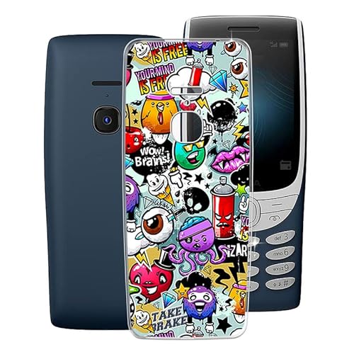 WXPPJ Hülle für Nokia 8210 4G (2.8"), Transparent Anti-Vergilbung Silikon Handyhülle - Ultra Dünn Stoßfeste Kratzfeste Schutzhülle Cover Weiche TPU Bumper Case für Nokia 8210 4G - XS40 von WXPPJ