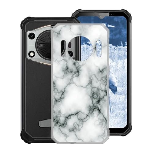 WXPPJ Hülle für Oukitel WP22 (6.58"), Transparent Anti-Vergilbung Silikon Handyhülle - Ultra Dünn Stoßfeste Schutzhülle Cover Weiche TPU Bumper Case für Oukitel WP22 - Marmor von WXPPJ