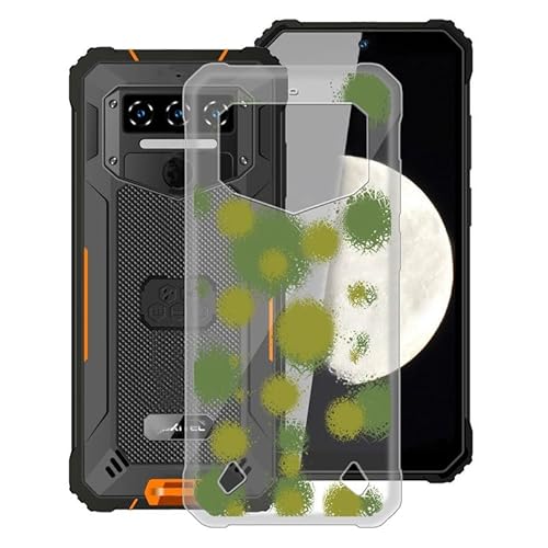 WXPPJ Hülle für Oukitel WP23 Pro (6.52"), Transparent Anti-Vergilbung Silikon TPU Bumper Cover Case Handyhülle - Ultra Dünn Stoßfeste Weiche Schutzhülle für Oukitel WP23 Pro - Gras-Grün von WXPPJ