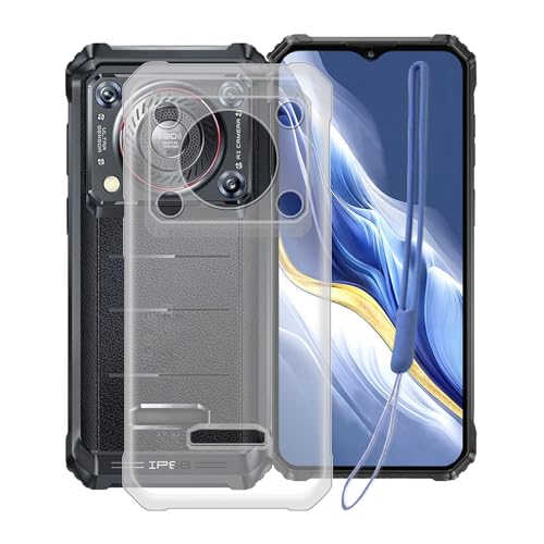 WXPPJ Hülle für Oukitel WP36 (6.52"), Transparent Anti-Vergilbung Silikon TPU Bumper Cover Case Handyhülle - Ultra Dünn Stoßfeste Weiche Schutzhülle für Oukitel WP36 - Glasklar von WXPPJ