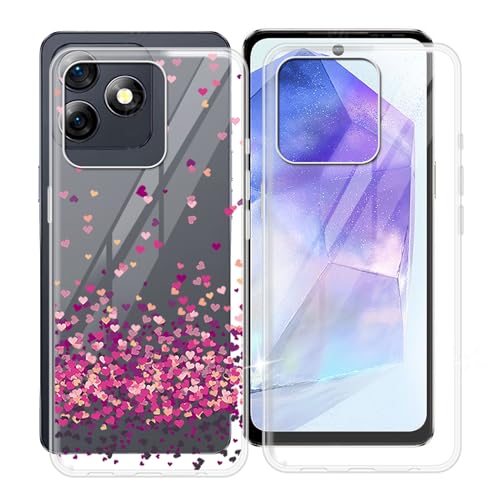 WXPPJ Hülle für Ulefone Note 18 Ultra (6.78"), Transparent Anti-Vergilbung Silikon Handyhülle - Ultra Dünn Stoßfeste Kratzfeste Schutzhülle Cover Weiche Case für Ulefone Note 18 Ultra - [2 Stücke] von WXPPJ