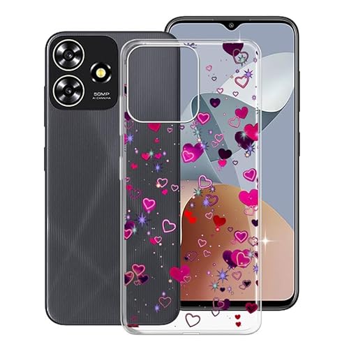 WXPPJ Hülle für ZTE Blade A73 (6.60"), Transparent Anti-Vergilbung Silikon TPU Bumper Cover Case Handyhülle - Ultra Dünn Stoßfeste Weiche Schutzhülle für ZTE Blade A73 - XT105 von WXPPJ