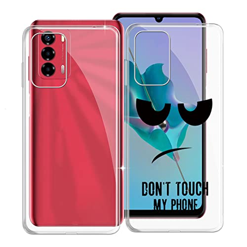WXPPJ Hülle für ZTE Blade V40 Vita (6.5"), Transparent Silikonhülle Anti-Kratzen Schutzhülle Stoßkasten Shockproof Ultra Dünn Original Handyhülle Case für ZTE Blade V40 Vita - [2 Stückes] von WXPPJ