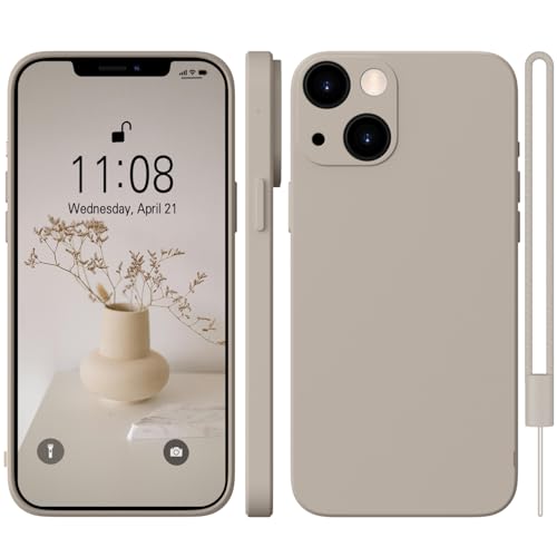 WXX für iPhone 14 Plus Hülle Silikon Case, Handyhülle für iPhone 14 Plus Dünn Slim mit Microfiber, Kratzfeste Rundumschutz Case Hülle für iPhone 14 Plus 6.7'' Titanium Grau von WXX