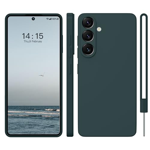 WXX für Samsung Galaxy S25 Plus Hülle Silikon Case Dünn Slim mit Microfiber, Kratzfeste Rundumschutz Case Hülle für Samsung Galaxy S25 Plus 6.7'' Dunkel Grün WXX für Samsung Galaxy S25 Plus Hülle Silikon Case Dünn Slim mit Microfiber, Kratzfeste Rundumschutz Case Hülle für Samsung Galaxy S25 Plus 6.7'' Dunkel Grün von WXX