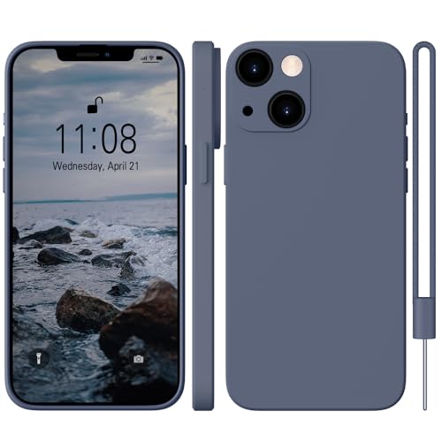 WXX für iPhone 14 Plus Hülle Silikon Case, Handyhülle für iPhone 14 Plus Dünn Slim mit Microfiber, Kratzfeste Rundumschutz Case Hülle für iPhone 14 Plus 6.7'' Blau Gray WXX für iPhone 14 Plus Hülle Silikon Case, Handyhülle für iPhone 14 Plus Dünn Slim mit Microfiber, Kratzfeste Rundumschutz Case Hülle für iPhone 14 Plus 6.7'' Blau Gray von WXX