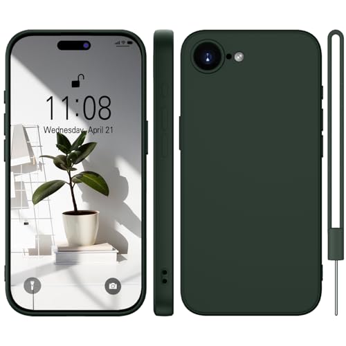 WXX für iPhone 16e Hülle Silikon Case, Handyhülle für iPhone 16e Dünn Slim mit Microfiber, Kratzfeste Rundumschutz Case Hülle für iPhone 16e 6.1'' Grün WXX für iPhone 16e Hülle Silikon Case, Handyhülle für iPhone 16e Dünn Slim mit Microfiber, Kratzfeste Rundumschutz Case Hülle für iPhone 16e 6.1'' Grün von WXX