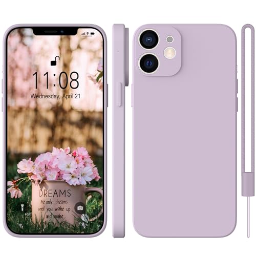 WXX iPhone 11 Hülle Silikon Case, Hanyhülle iPhone 11 Dünn Slim mit Microfiber, Kratzfeste Rundumschutz Case Hülle für iPhone 11 6.1'' 2019 Matte Lila von WXX