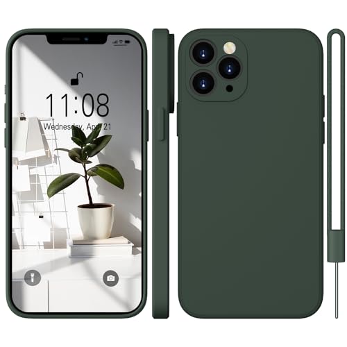 WXX iPhone 11 Pro Hülle Silikon Case, Handyhülle iPhone 11 Pro Dünn Slim mit Microfiber, Kratzfeste Rundumschutz Case Hülle für iPhone 11 Pro 5.8'' 2019 Grün von WXX