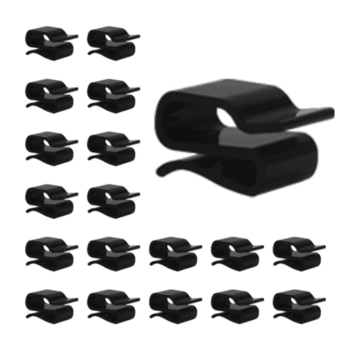 WYAN 60 Stück Kabelschellen, Kabel Organizer, Lichterkette Halterung, für Kabel-Ordnung, Weihnachtslichter, Befestigung Lichterkette Outdoor WYAN 60 Stück Kabelschellen, Kabel Organizer, Lichterkette Halterung, für Kabel-Ordnung, Weihnachtslichter, Befestigung Lichterkette Outdoor von WYAN