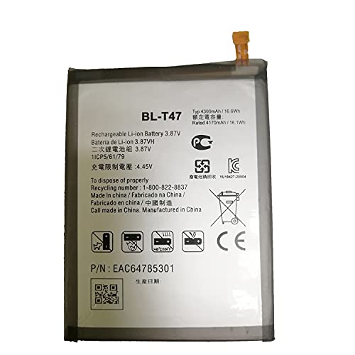 BL-T47 EAC64785301 Batteriewechsel für LG G900 G900EM G900EMW G900N G900QM G900TMY G900UM G900VM G910 G910EMW G910HM LM-G900VMY LMG900EM LMG900EMW LMG900N(3.87V 4170mAh 16.1wh) von WYGUO