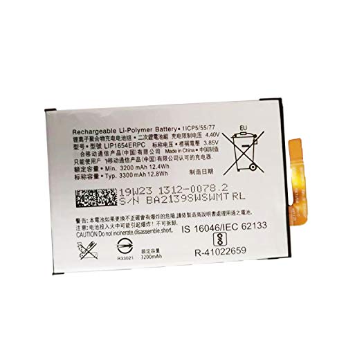 LIP1654ERPC Akku Kompatibel mit Sony Xperia XA2 H3123 H3133 H4113 Series (3.85v 12.4wh) von WYGUO