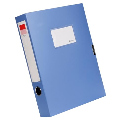 WYLZLKX Aktenordner, Dokumenten-Organizer, Aktenbox, großes Fassungsvermögen, Blau, 55 mm von WYLZLKX