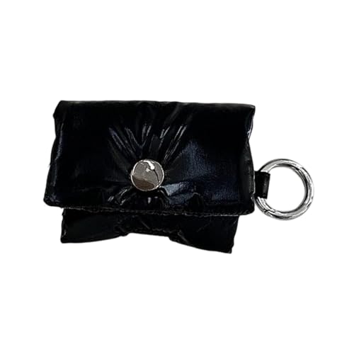 WYLZLKX Kopfhörer-Aufbewahrungstasche, weiche Datenkabel-Aufbewahrungstasche, Kopfhörertasche, Schwarz, 5 x 7,5 cm von WYLZLKX