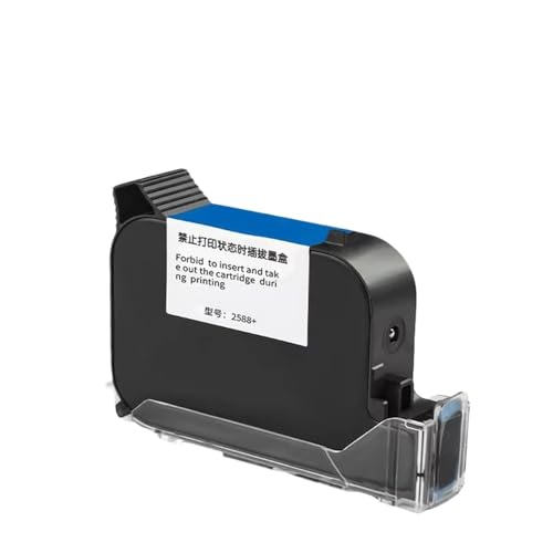 WYNAnGAI Schnell trocknende 2588 Plus-Patronen mit starker Haftung Kompatibel mit 12,7-mm-Tintenstrahldrucker, kompatibel mit unverschlüsselten Farbpatronen(Green Ink Cartridge) von WYNAnGAI