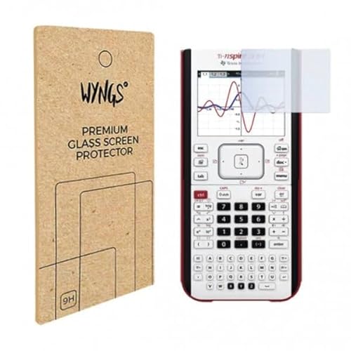 WYNGS Displayschutzfolien kompatibel mit TI Nspire CX II-T (CAS) grafischer Taschenrechner (2 Stück) von WYNGS