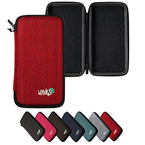 WYNGS Schutztasche Rot kompatibel mit Casio FX-82DE CW/Casio FX-82DE X wissenschaftlicher ClassWiz Rechner von WYNGS