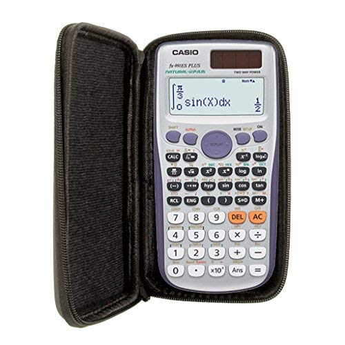 WYNGS Schutztasche schwarz kompatibel mit Casio FX 991 DE Plus/ES Plus wissenschaftlicher Taschenrechner von WYNGS