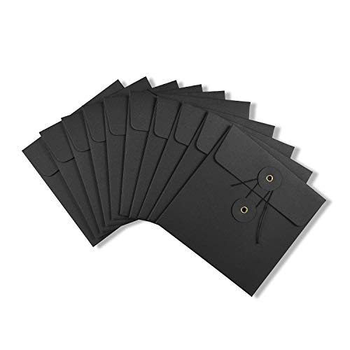 Wyvern CD-Hüllen aus Karton, 13 x 13 cm, Schwarz, 10 Stück Wyvern CD-Hüllen aus Karton, 13 x 13 cm, Schwarz, 10 Stück von WYVERN AUDIO