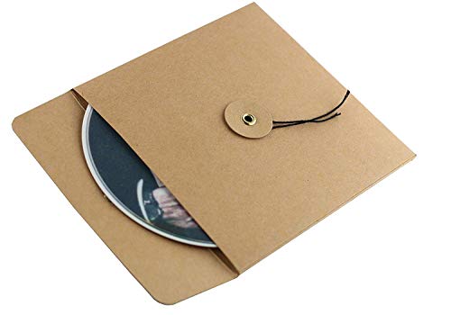 Wyvern resleeve CD-Sleeve Pappe 10 Stück/Set 13 cm × 13 cm (13 × 13 cm) braun wv-cdpch-br von WYVERN AUDIO