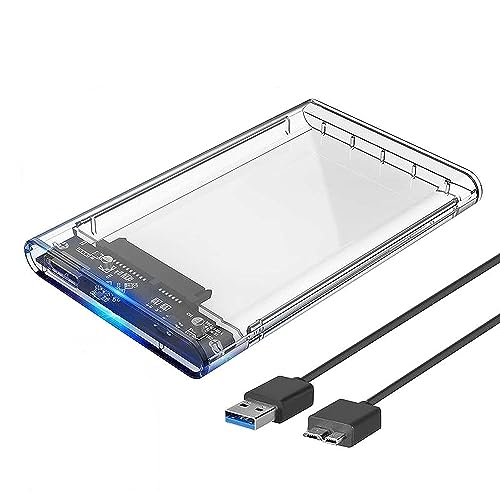 LUPO Externes portables Gehäuse für SATA 2,5-Zoll-Festplatte HDD – KLAR von WYZE