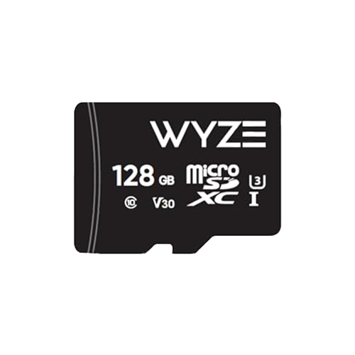 Wyze Erweiterbarer Speicher, 128 GB, microSDXC-Karte, Klasse 10, Schwarz von WYZE