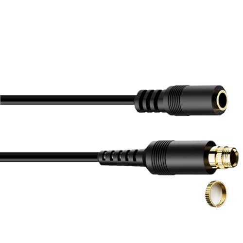 WZBHCZLJ 3 5 Mm Stecker Verlängerung Auxiliary 3 5 Mm Männlicher Bis Weiblicher Verriegelungsnuss Panel Montagemontierkabelgewindefest Stecker WZBHCZLJ 3 5 Mm Stecker Verlängerung Auxiliary 3 5 Mm Männlicher Bis Weiblicher Verriegelungsnuss Panel Montagemontierkabelgewindefest Stecker von WZBHCZLJ