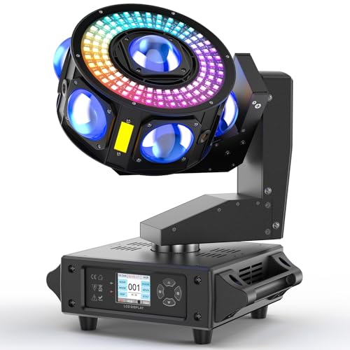 200W Moving Head LED RGBW Beam Discolicht Partylict 19CH/25CH Bühnenlicht für Partykeller Hochzeit Club Bar Scheinwerfer 200W Moving Head LED RGBW Beam Discolicht Partylict 19CH/25CH Bühnenlicht für Partykeller Hochzeit Club Bar Scheinwerfer von WZYBUTA