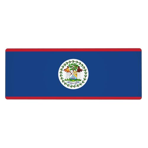 Mauspad mit Belize-Flaggenmuster, extra groß, 30,5 x 80 cm, für Büro, Gaming und Lernen, langlebig, bequem und umweltfreundlich Mauspad mit Belize-Flaggenmuster, extra groß, 30,5 x 80 cm, für Büro, Gaming und Lernen, langlebig, bequem und umweltfreundlich von WZYWHJ
