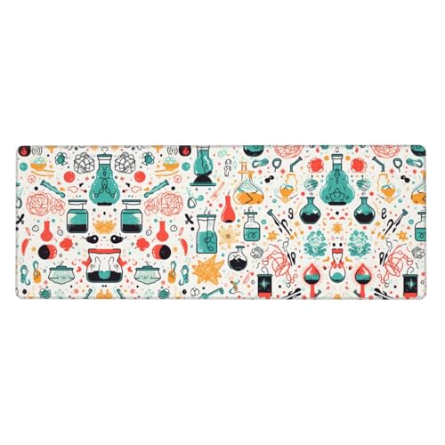 Mauspad mit Chemie-Druckmuster, extra groß, 30,5 x 80 cm, für Büro, Gaming und Lernen, langlebig, bequem und umweltfreundlich Mauspad mit Chemie-Druckmuster, extra groß, 30,5 x 80 cm, für Büro, Gaming und Lernen, langlebig, bequem und umweltfreundlich von WZYWHJ