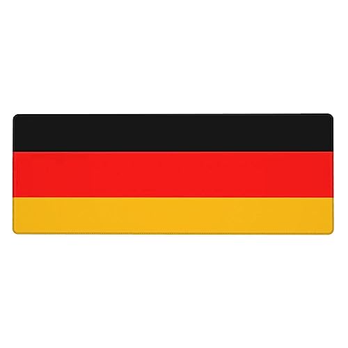 Mauspad mit Deutschland-Flagge, extra groß, 30,5 x 80 cm, für Büro, Gaming und Lernen, langlebig, bequem und umweltfreundlich Mauspad mit Deutschland-Flagge, extra groß, 30,5 x 80 cm, für Büro, Gaming und Lernen, langlebig, bequem und umweltfreundlich von WZYWHJ