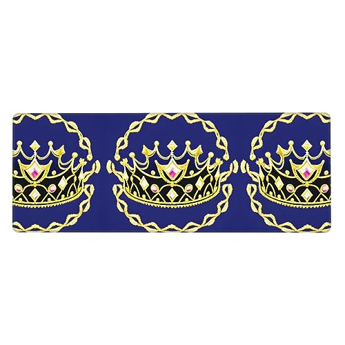 Mauspad mit Fantasy-Tiara-Druck, extra groß, 30,5 x 80 cm, für Büro, Gaming und Lernen, langlebig, bequem und umweltfreundlich Mauspad mit Fantasy-Tiara-Druck, extra groß, 30,5 x 80 cm, für Büro, Gaming und Lernen, langlebig, bequem und umweltfreundlich von WZYWHJ