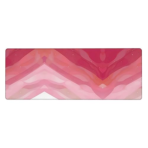 Mauspad mit Farbverlaufsdruck, extra groß, 30,5 x 80 cm, für Büro, Gaming und Lernen, langlebig, bequem und umweltfreundlich Mauspad mit Farbverlaufsdruck, extra groß, 30,5 x 80 cm, für Büro, Gaming und Lernen, langlebig, bequem und umweltfreundlich von WZYWHJ
