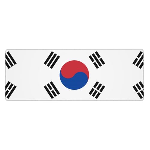 Mauspad mit Flagge der Republik Korea, extra groß, 30,5 x 80 cm, für Büro, Gaming und Lernen, langlebig, bequem und umweltfreundlich Mauspad mit Flagge der Republik Korea, extra groß, 30,5 x 80 cm, für Büro, Gaming und Lernen, langlebig, bequem und umweltfreundlich von WZYWHJ