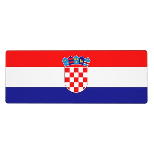 Mauspad mit Flagge der Republik Kroatien, extra groß, 30,5 x 80 cm, für Büro, Gaming und Lernen, langlebig, bequem und umweltfreundlich Mauspad mit Flagge der Republik Kroatien, extra groß, 30,5 x 80 cm, für Büro, Gaming und Lernen, langlebig, bequem und umweltfreundlich von WZYWHJ