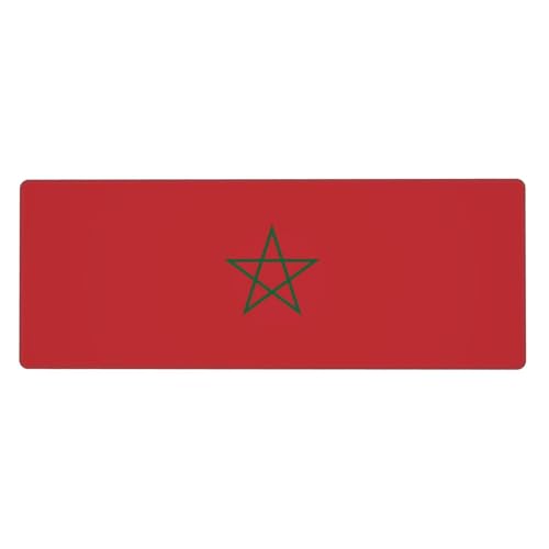 Mauspad mit Flagge von Marokko, extra groß, 30,5 x 80 cm, für Büro, Gaming und Lernen, langlebig, bequem und umweltfreundlich Mauspad mit Flagge von Marokko, extra groß, 30,5 x 80 cm, für Büro, Gaming und Lernen, langlebig, bequem und umweltfreundlich von WZYWHJ