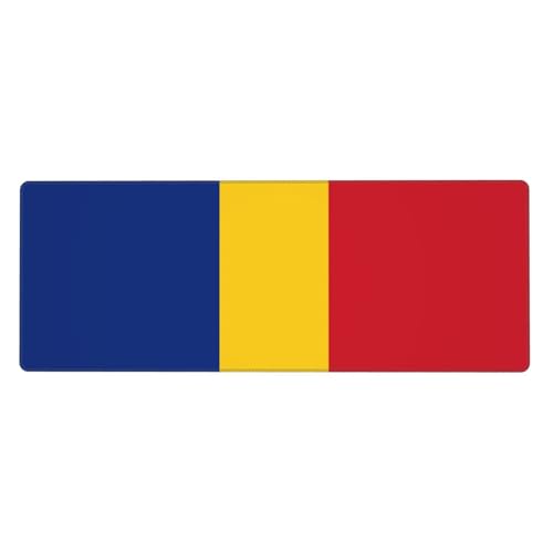 Mauspad mit Flagge von Rumänien, extra groß, 30,5 x 80 cm, für Büro, Gaming und Lernen, langlebig, bequem und umweltfreundlich Mauspad mit Flagge von Rumänien, extra groß, 30,5 x 80 cm, für Büro, Gaming und Lernen, langlebig, bequem und umweltfreundlich von WZYWHJ