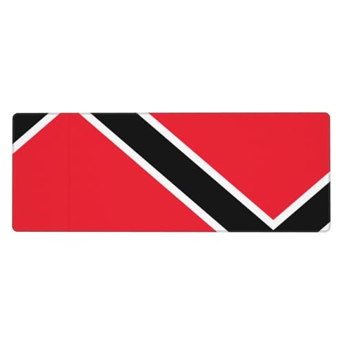 Mauspad mit Flagge von Trinidad und Tobago, extra groß, 30,5 x 80 cm, für Büro, Gaming und Lernen, langlebig, bequem und umweltfreundlich Mauspad mit Flagge von Trinidad und Tobago, extra groß, 30,5 x 80 cm, für Büro, Gaming und Lernen, langlebig, bequem und umweltfreundlich von WZYWHJ