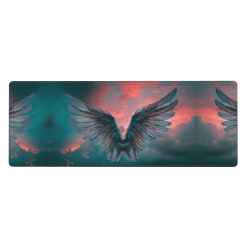 Mauspad mit Flügeln in der Luft, extra groß, 30,5 x 80 cm, für Büro, Gaming und Lernen, langlebig, bequem und umweltfreundlich Mauspad mit Flügeln in der Luft, extra groß, 30,5 x 80 cm, für Büro, Gaming und Lernen, langlebig, bequem und umweltfreundlich von WZYWHJ