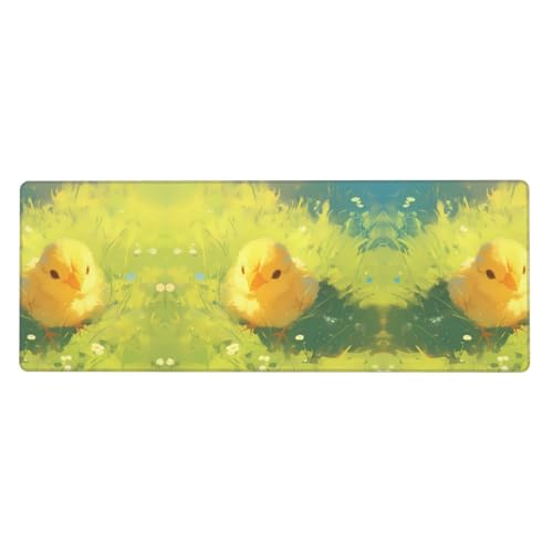 Mauspad mit Küken-Druck, extra groß, 30,5 x 80 cm, für Büro, Gaming und Lernen, langlebig, bequem und umweltfreundlich Mauspad mit Küken-Druck, extra groß, 30,5 x 80 cm, für Büro, Gaming und Lernen, langlebig, bequem und umweltfreundlich von WZYWHJ