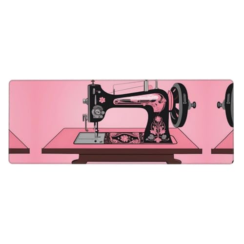 Mauspad mit Nähmaschinen-Druck, extra groß, 30,5 x 80 cm, für Büro, Gaming und Lernen, langlebig, bequem und umweltfreundlich Mauspad mit Nähmaschinen-Druck, extra groß, 30,5 x 80 cm, für Büro, Gaming und Lernen, langlebig, bequem und umweltfreundlich von WZYWHJ