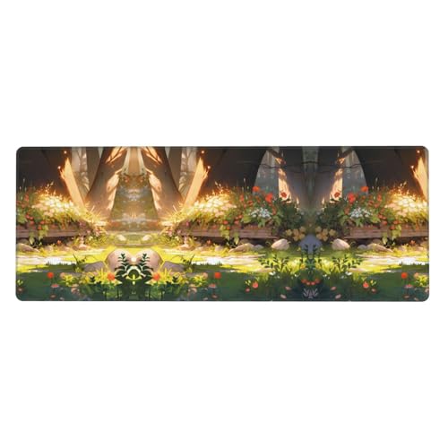 Mauspad mit Pflanzen und Bäumen, bedruckt, extra groß, 30,5 x 80 cm, für Büro, Gaming und Lernen, langlebig, bequem und umweltfreundlich Mauspad mit Pflanzen und Bäumen, bedruckt, extra groß, 30,5 x 80 cm, für Büro, Gaming und Lernen, langlebig, bequem und umweltfreundlich von WZYWHJ