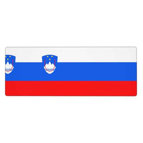 Mauspad mit Slowenien-Flaggenmuster, extra groß, 30,5 x 80 cm, für Büro, Gaming und Lernen, langlebig, bequem und umweltfreundlich Mauspad mit Slowenien-Flaggenmuster, extra groß, 30,5 x 80 cm, für Büro, Gaming und Lernen, langlebig, bequem und umweltfreundlich von WZYWHJ